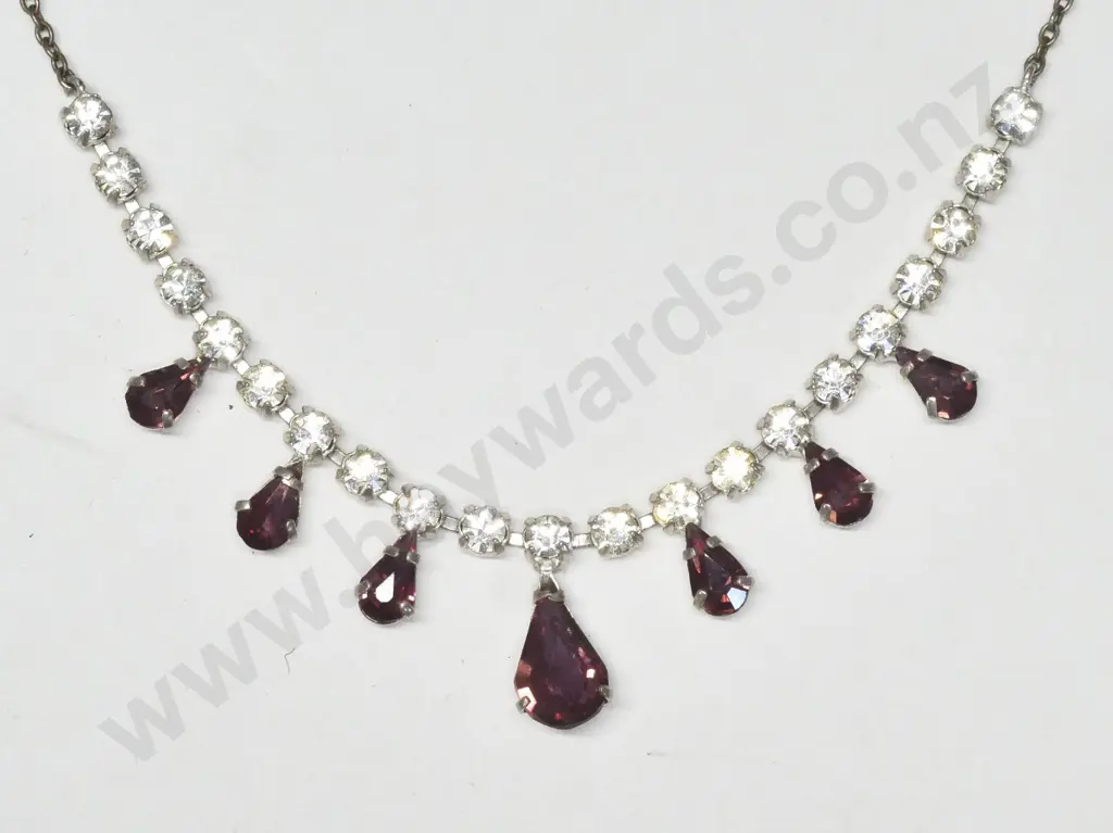 costume diamante necklace Image 1++