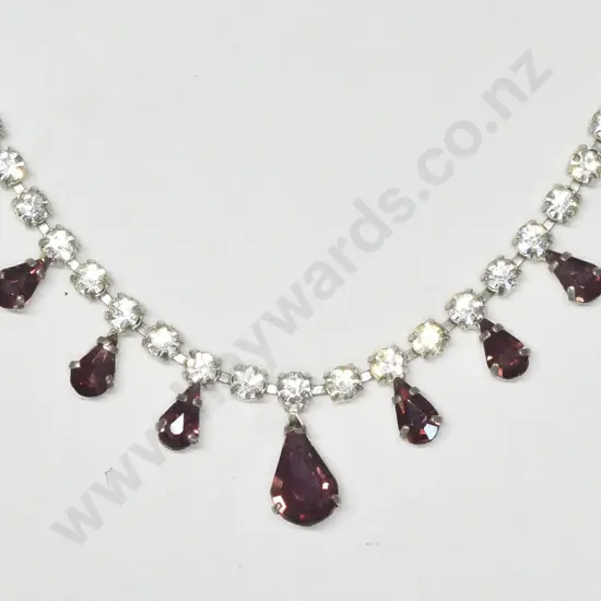 costume diamante necklace