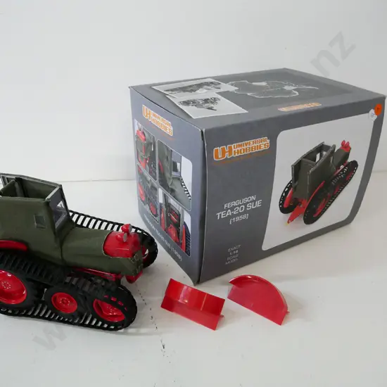 boxed Universal Hobbies die-cast model vehicle - 1:16 scale 1958 antarctic expedition Ferguson Tea-20 tractor