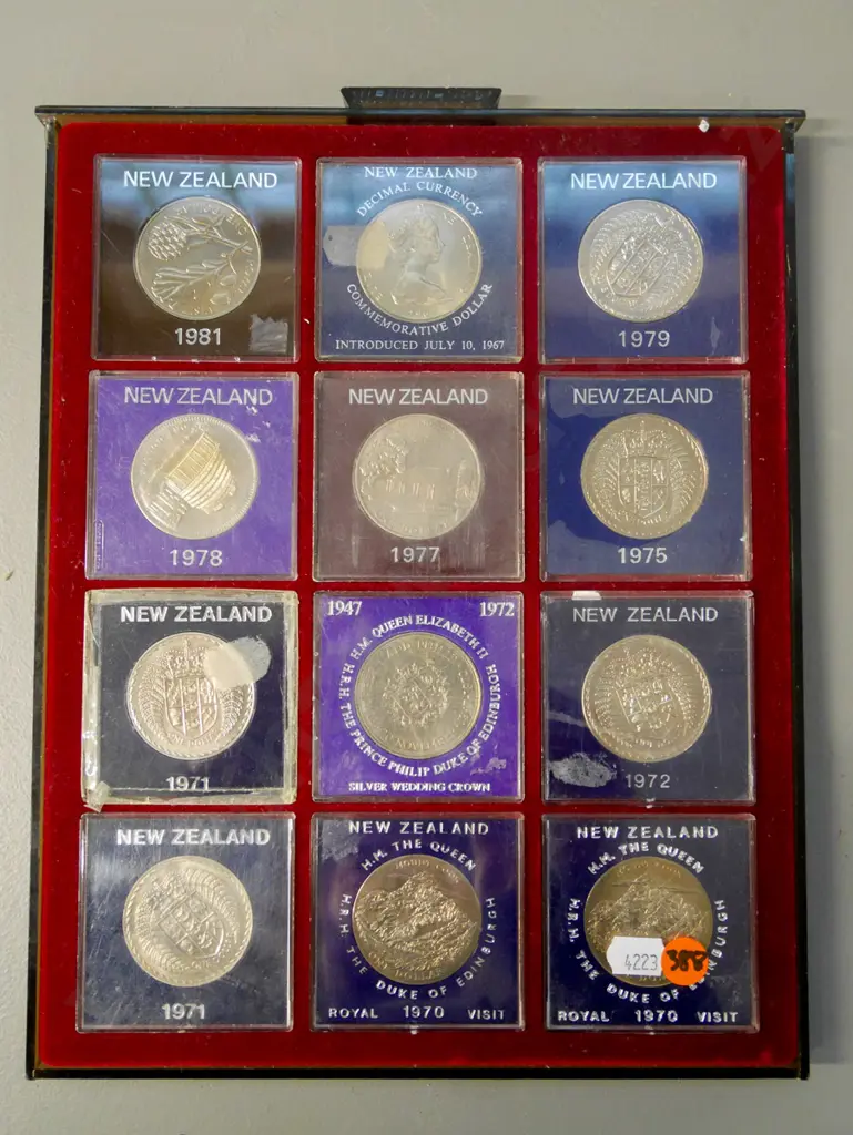 12x New Zealand proof coins Image 1++