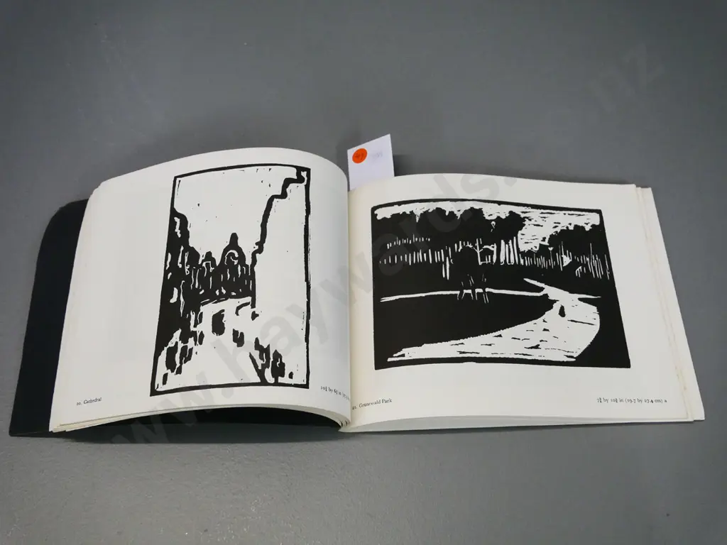 book of Arthur Segal woodcuts - pub. Richard Nathanson 1972 - some foxing to page edges Image 1++