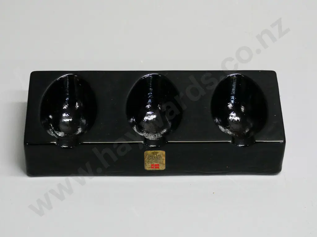 Holme Gaard Danish moulded glass pipe rest H-35 W-160 D-65 Image 1++