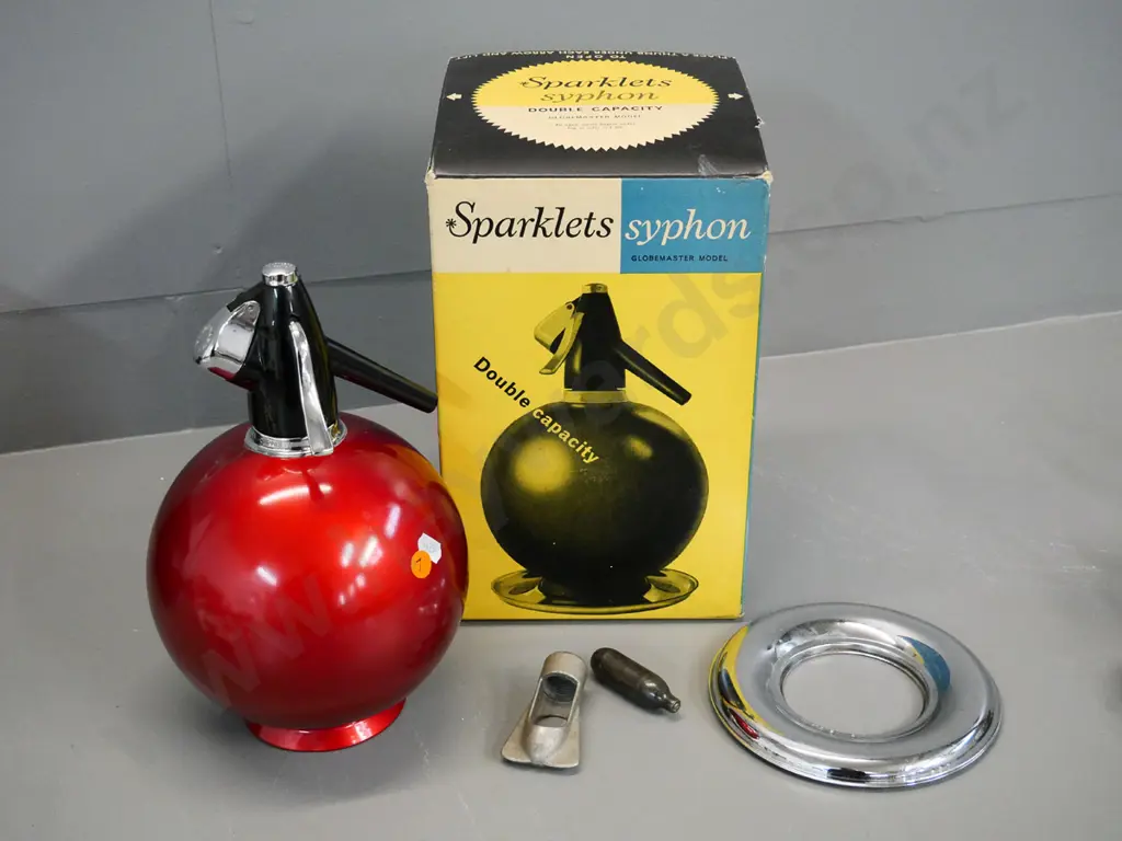 Sparklets Globemaster soda syphon H-300 in original box Image 1++