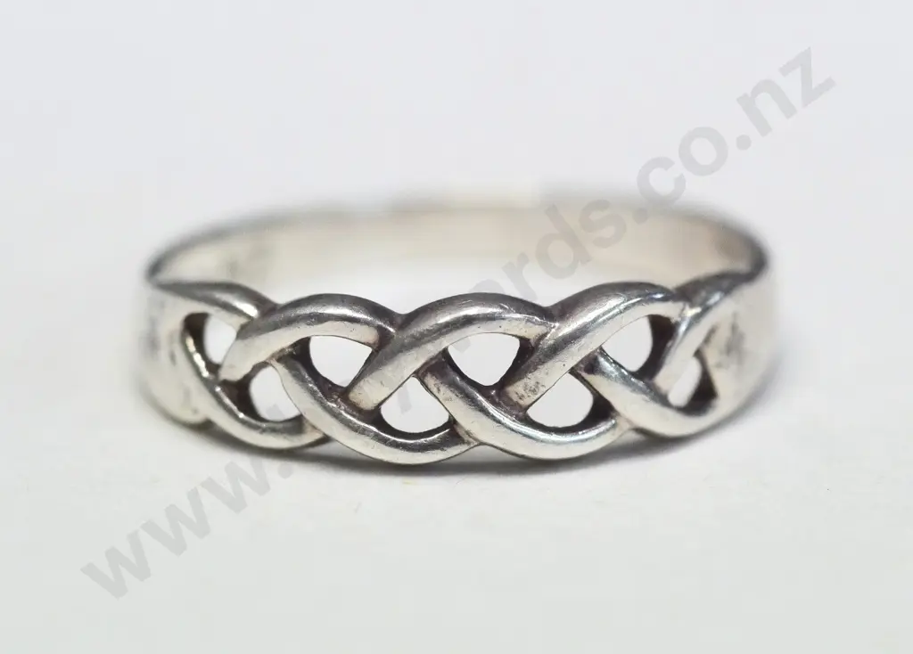 silver ring stamped 925 NZ Image 1++