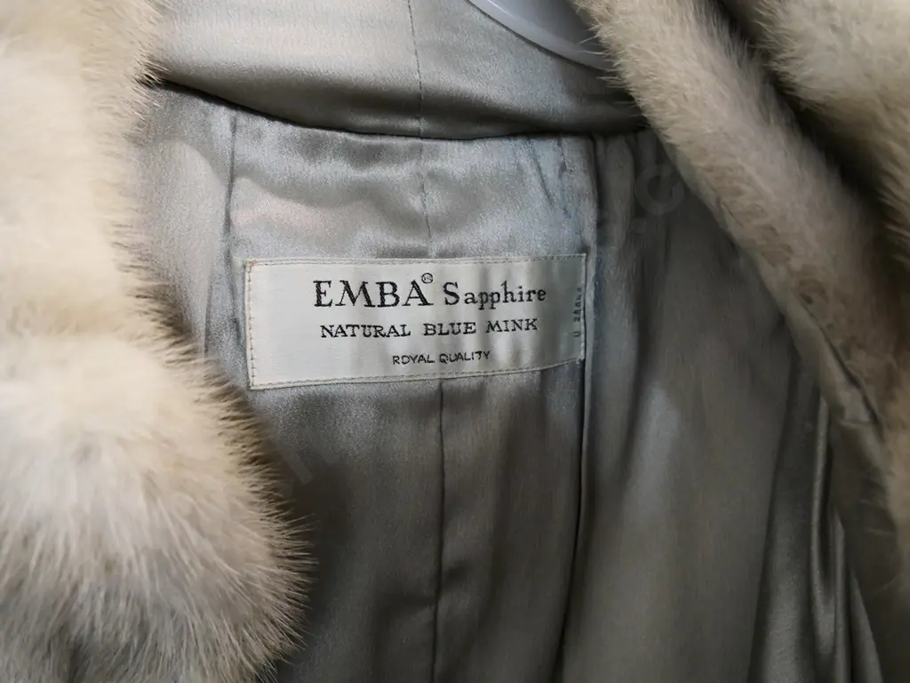 grey mink short cape Image 1++
