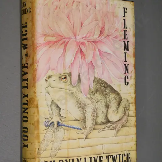 Ian Fleming - You Only Live Twice, 1964 first edition - wear to jacket and foxing on page edges