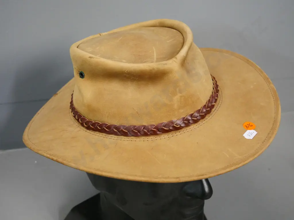 Jackaroo Australia leather stockman's hat Image 1++