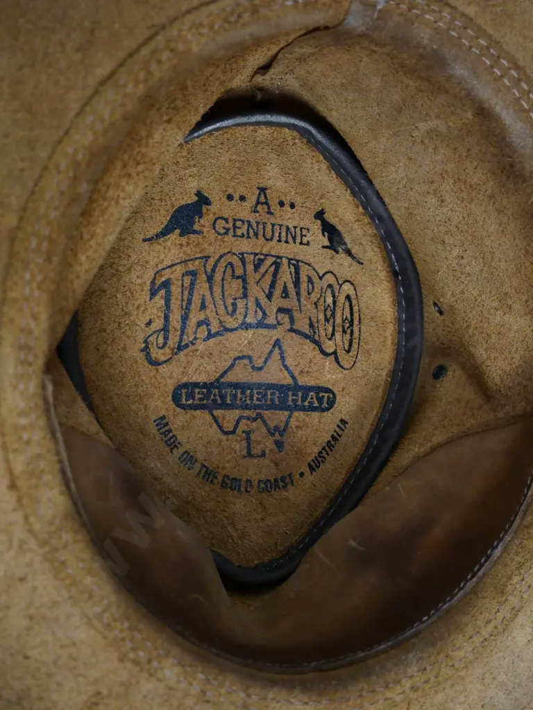Jackaroo Australia leather stockman's hat Image 1++