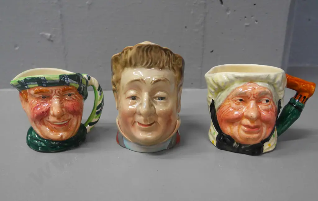 3x Toby jugs - Hanley, Beswick, Lancester Tallest H-90 Image 1++