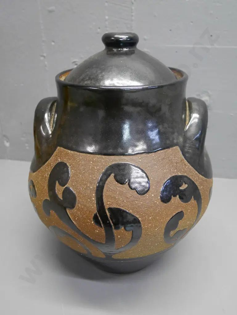 studio lidded canister H-350 Image 1++