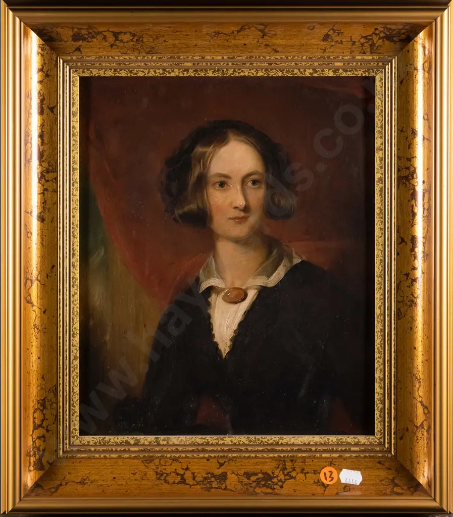 gilt framed oil - portrait H-29 W-240 Image 1++