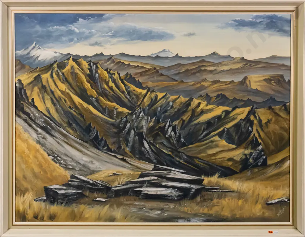 McHugh 1967 - framed oil - "Towards Aspiring" H-590 W-780 Image 1++