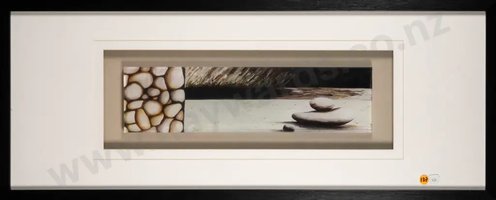 framed print in perspex - rocks H-100 W-370 Image 1++