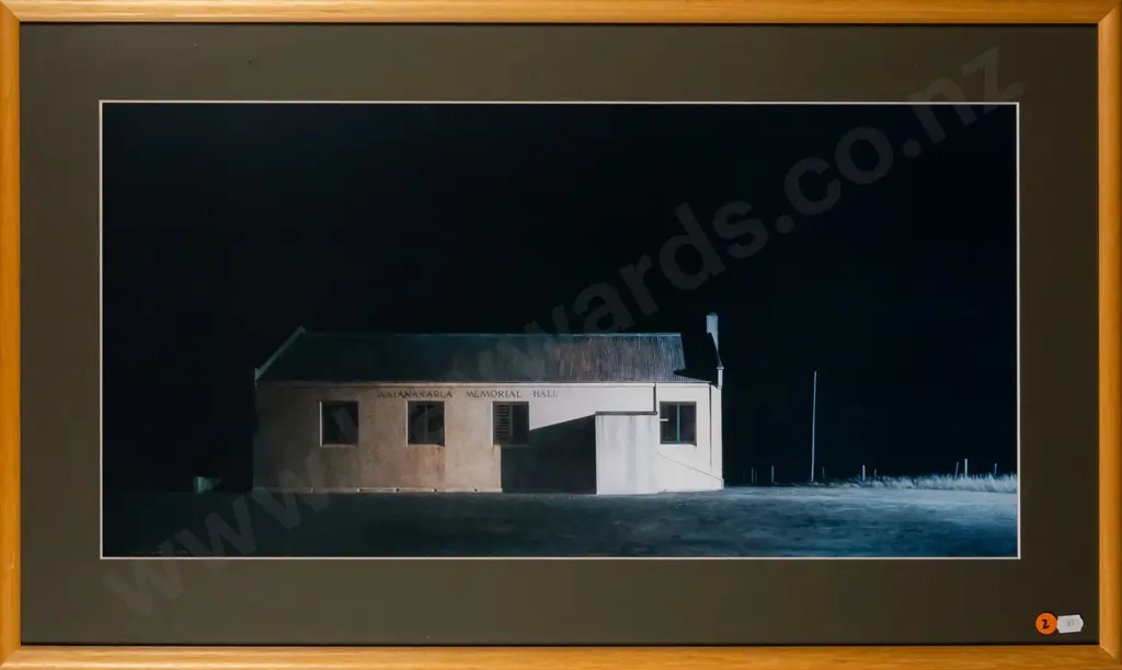 framed Grahame Sydney print - "Memorial Hall" H-290 W-590 Image 1++