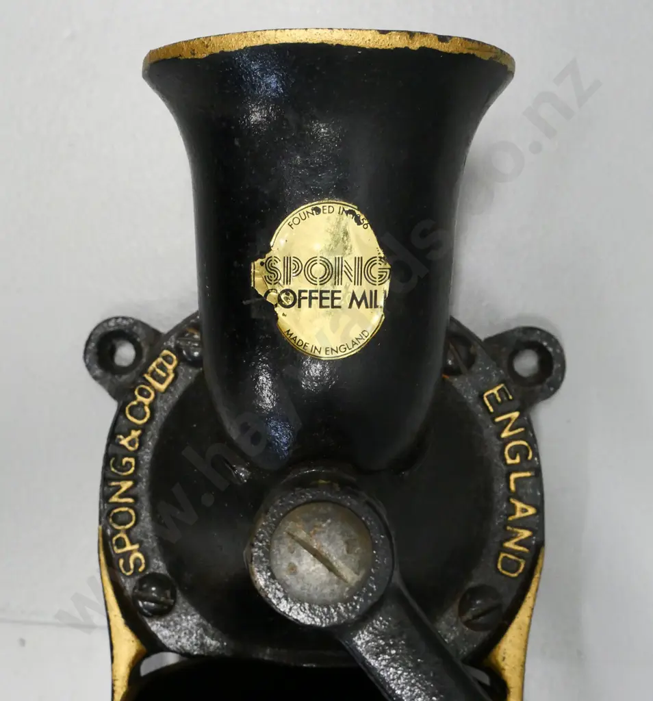 Spong cast iron bench-mount coffee mill Image 1++