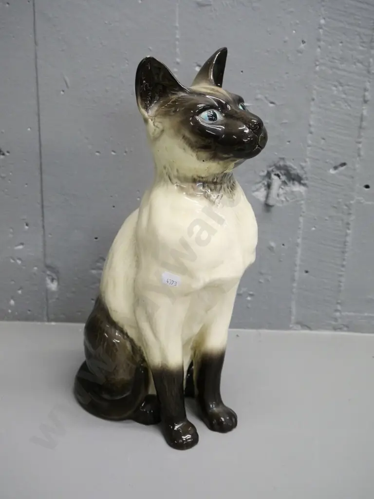 large Beswick Siamese cat figure H-350 Image 1++