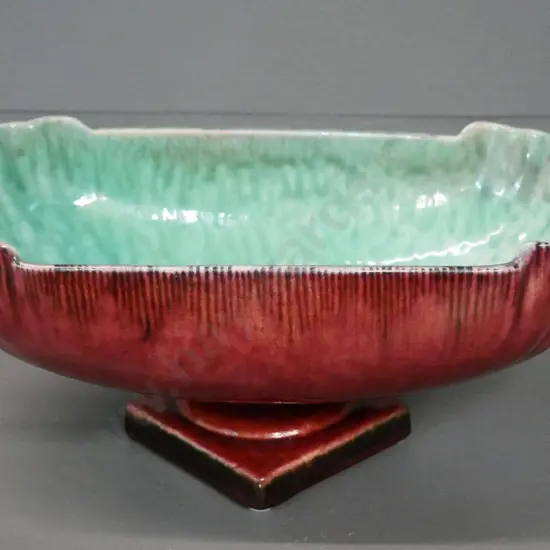 Roseville Pottery (USA) footed bowl H-120 Diameter 340