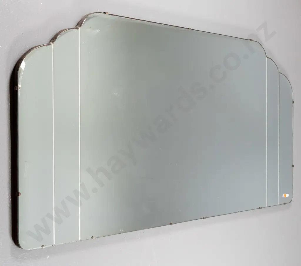 deco bevelled edge wall mirror H-610 W-1220 Image 1++