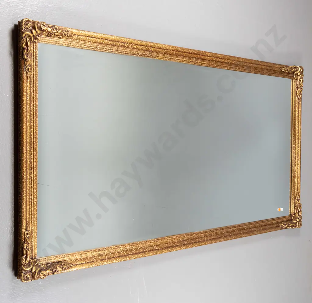 gilt framed wall mirror H-700 W-1320 Image 1++
