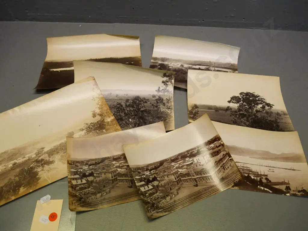 assorted unmounted vintage photos printed on thin paper - Lyttleton, Christchurch, rural & factory scenes (Canterbury?) Image 1++