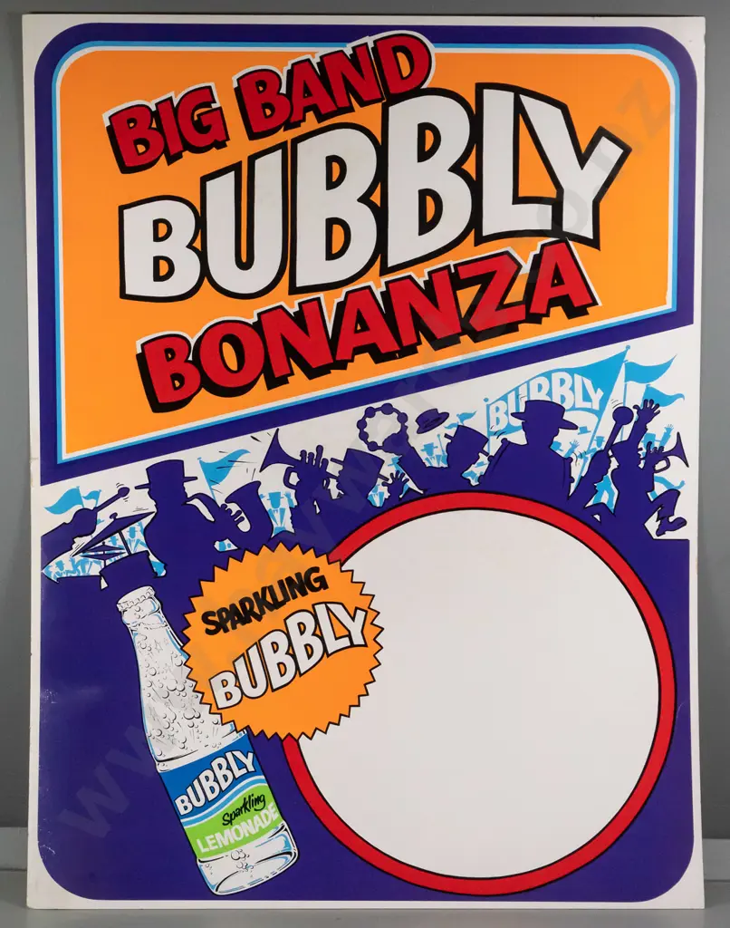 retro Big Band Bubbly Bonanza poster H-1010 W-760 Image 1++