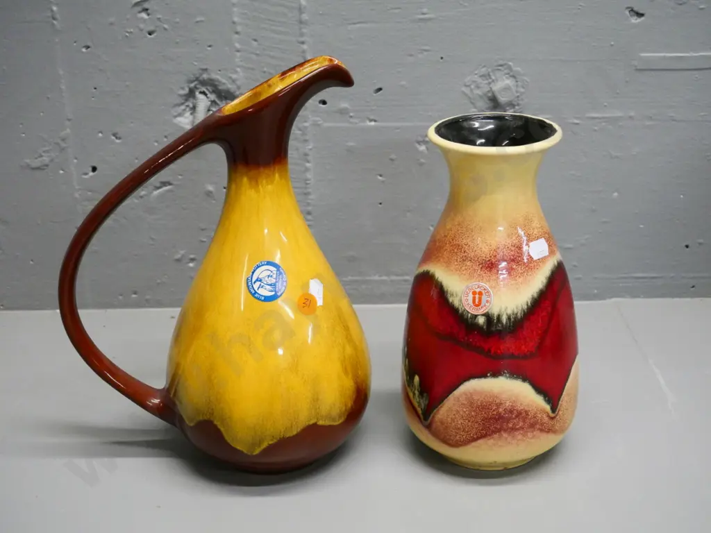 Blue Mountain jug H-280 and a German pottery vase Image 1++