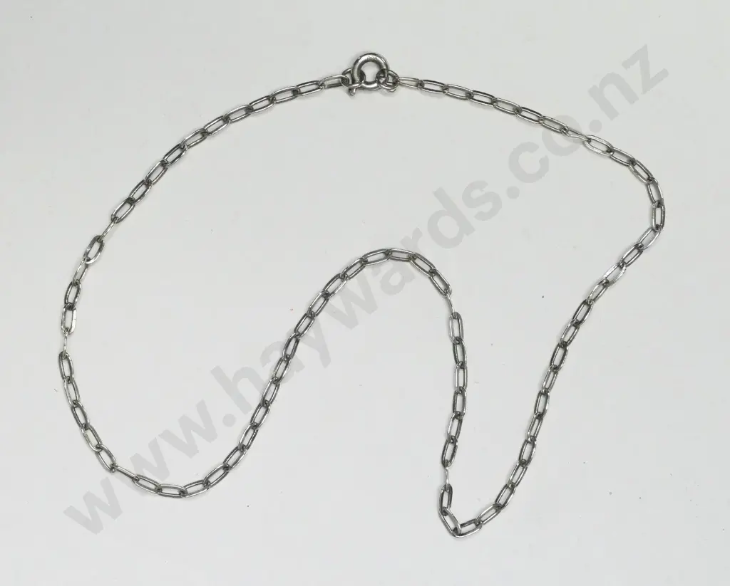 silver chain anklet stamped 925 Image 1++