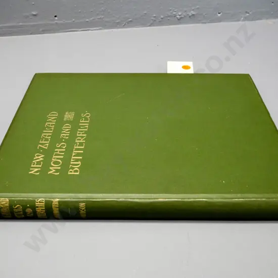 New Zealand Moths & Butterflies by G.V. Hudson, 1897. with 13 colour plates - minor foxing & wear