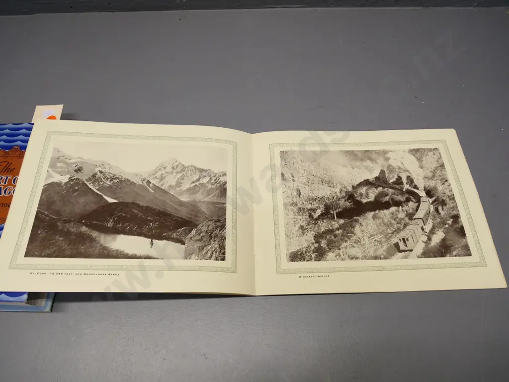 2 books - A.H. McClintock's The Port of Otago (tears to DJ) and "New Zealand - 32 Scenic Views & Panorama" Good cond. Image 1++