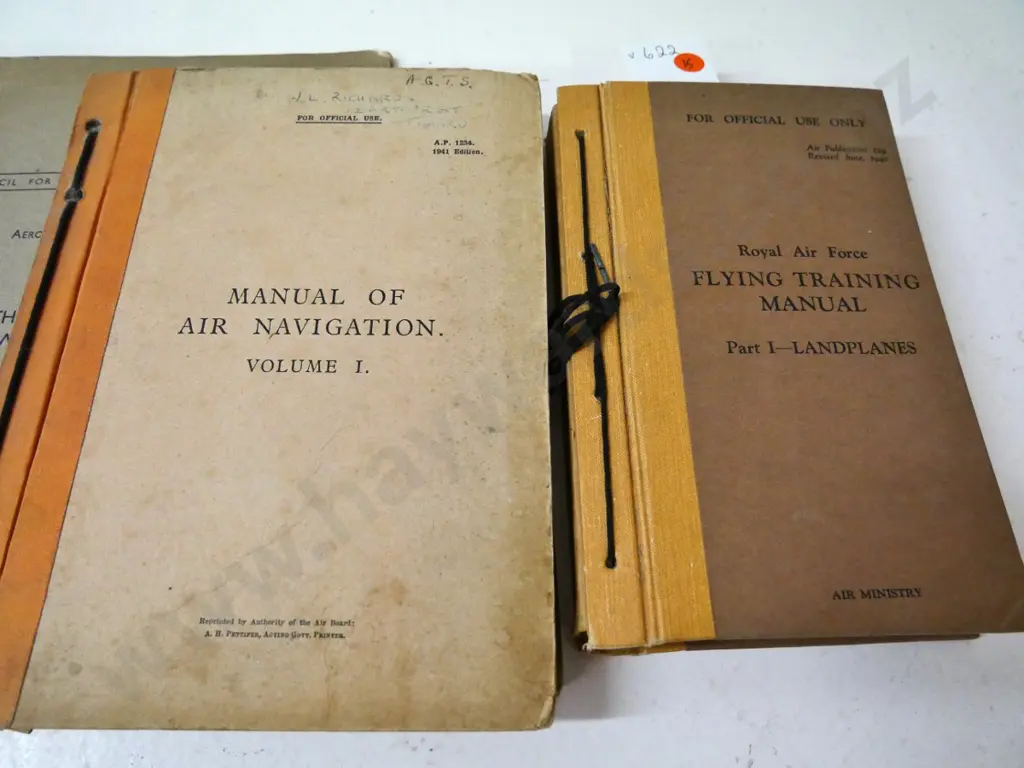 4 vintage 1940s air force & aeronautics manuals Image 1++