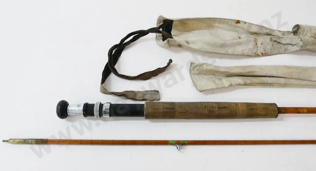 Allcocks 'Leander' 2-piece split-cane fly rod and sleeve Image 1++