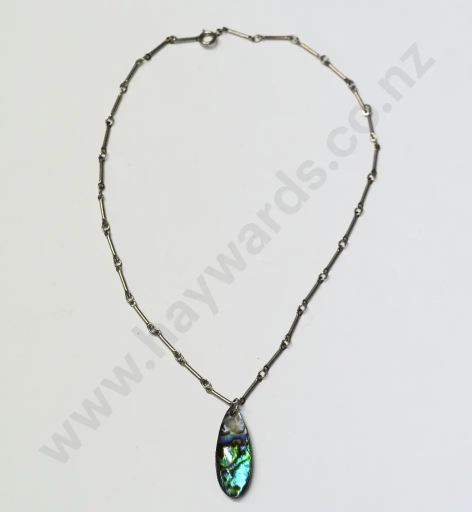 paua shell necklace no markings Image 1++