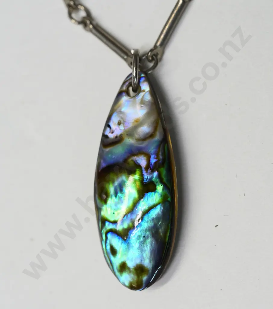 paua shell necklace no markings Image 1++