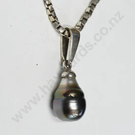 silver link chain pendant stamped 925 Italy