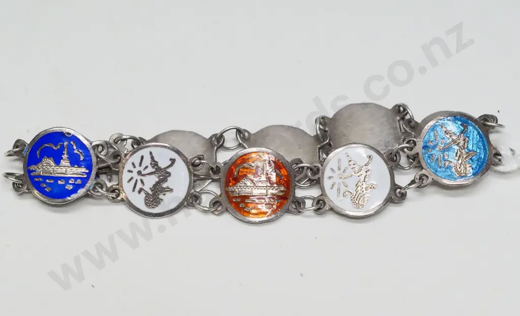 silver bracelet stamped Siam sterling Image 1++