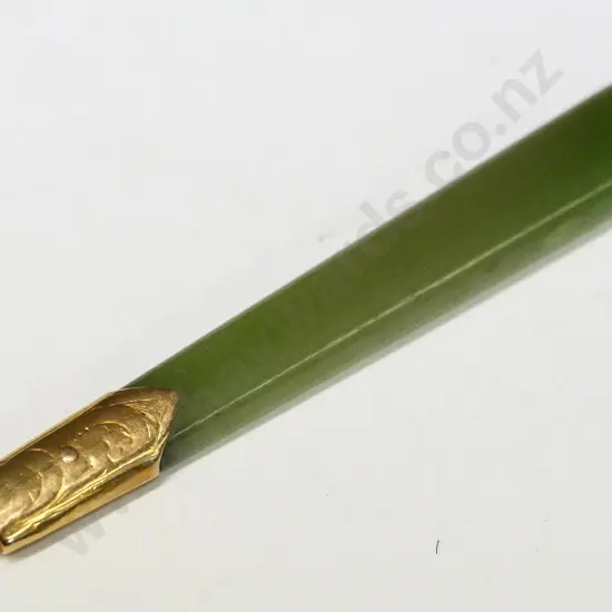light coloured greenstone pendant no chain