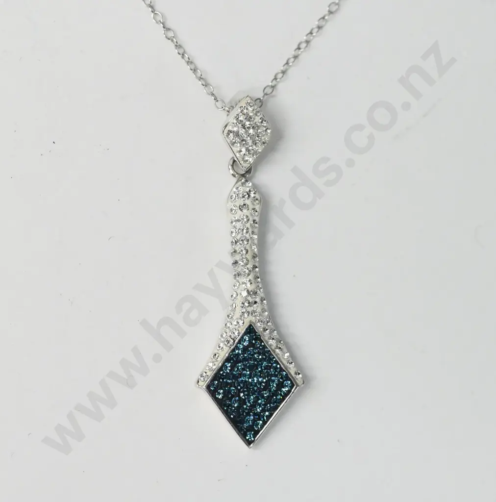 diamante pendant stamped 925 Image 1++