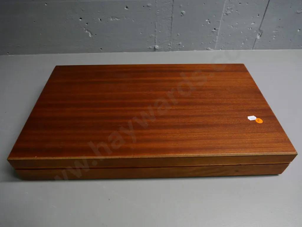 wooden canteen of Rodd plated cutlery - 8 place settings of Rodd Gainsborough Image 1++