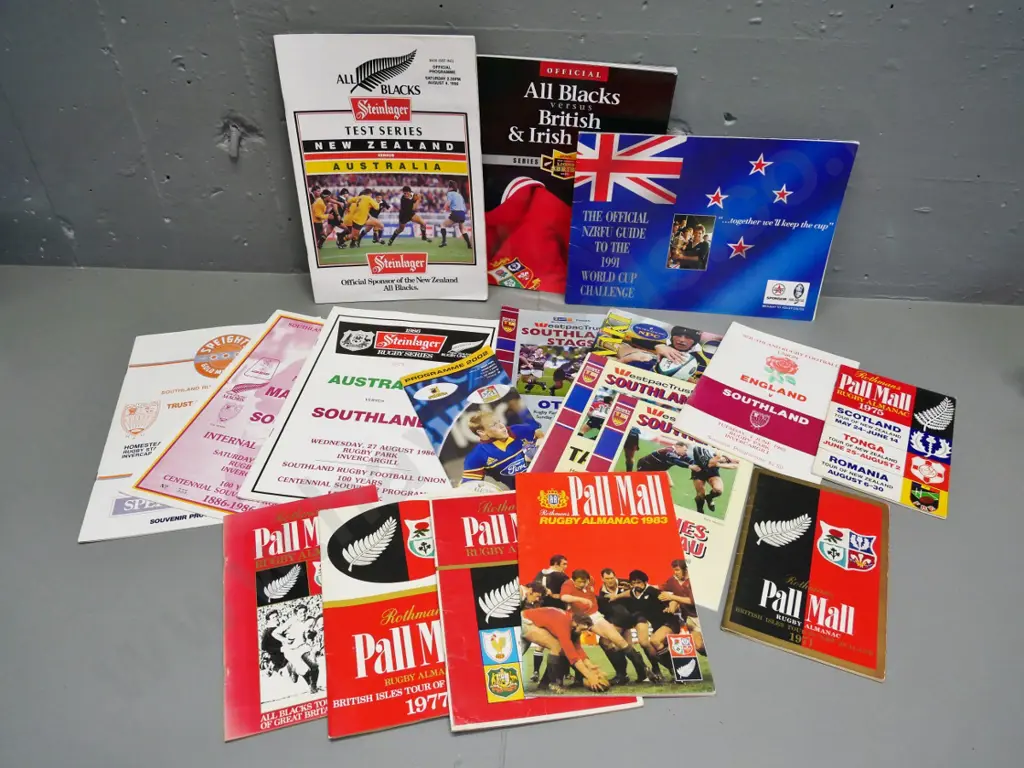 assorted rugby programs - dates from 1975 to 2005 Image 1++