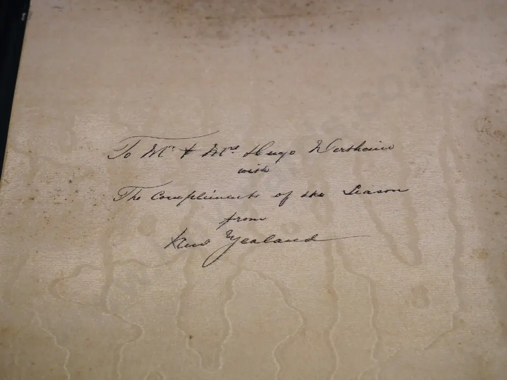 album of early Dunedin photographs presented by Coxhead studios to Wertheim family. Photos good, chips to some pages Image 1++