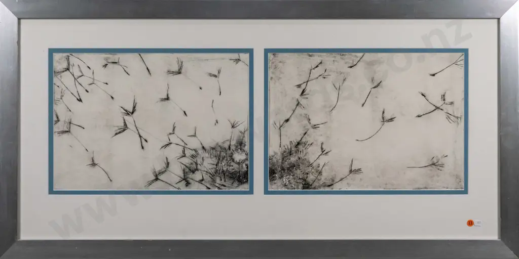 framed print - dandelions H-280 W-870 Image 1++