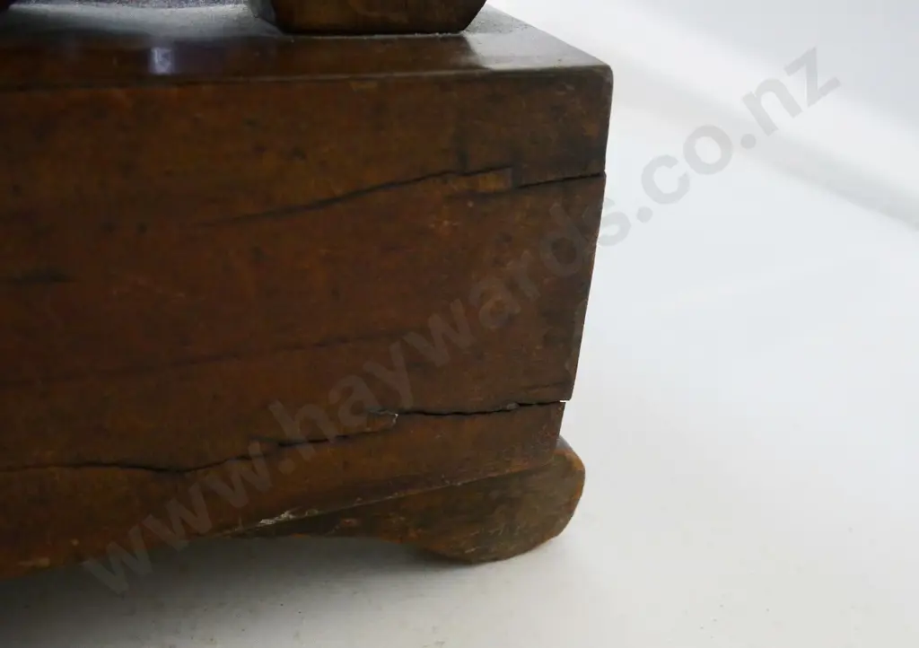 vintage dressing table mirror with 2 drawers - some cracks, lifting veneer, etc. H-680 W-500 D-250 Image 1++