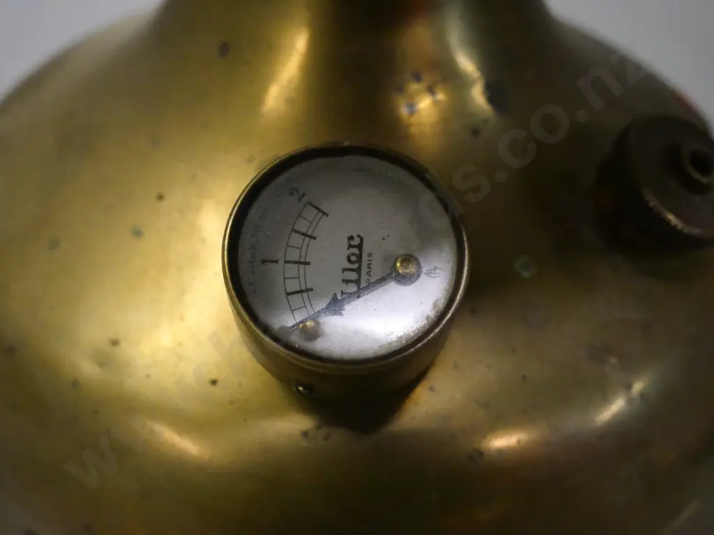 French "Lilor" brass hut/camp heater H-500 Diameter of reflector 350 Image 1++