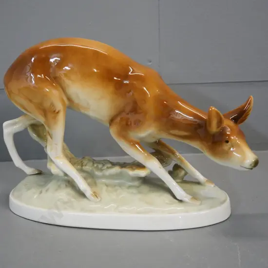 Royal Dux deer figure H-200 L-320