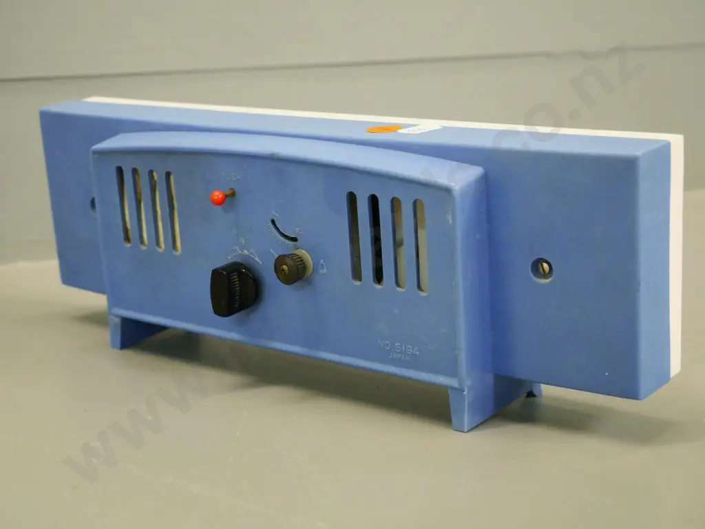 retro Rhythm plastic-cased alarm clock, made in Japan. H-110 W-300 Image 1++
