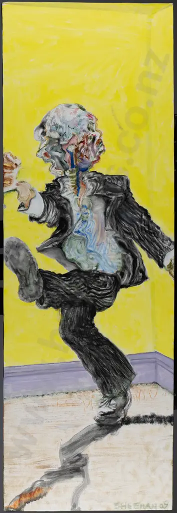 Sheehan '09 - boxed oil on canvas "dance me through the panic H-760 W-260 Image 1++