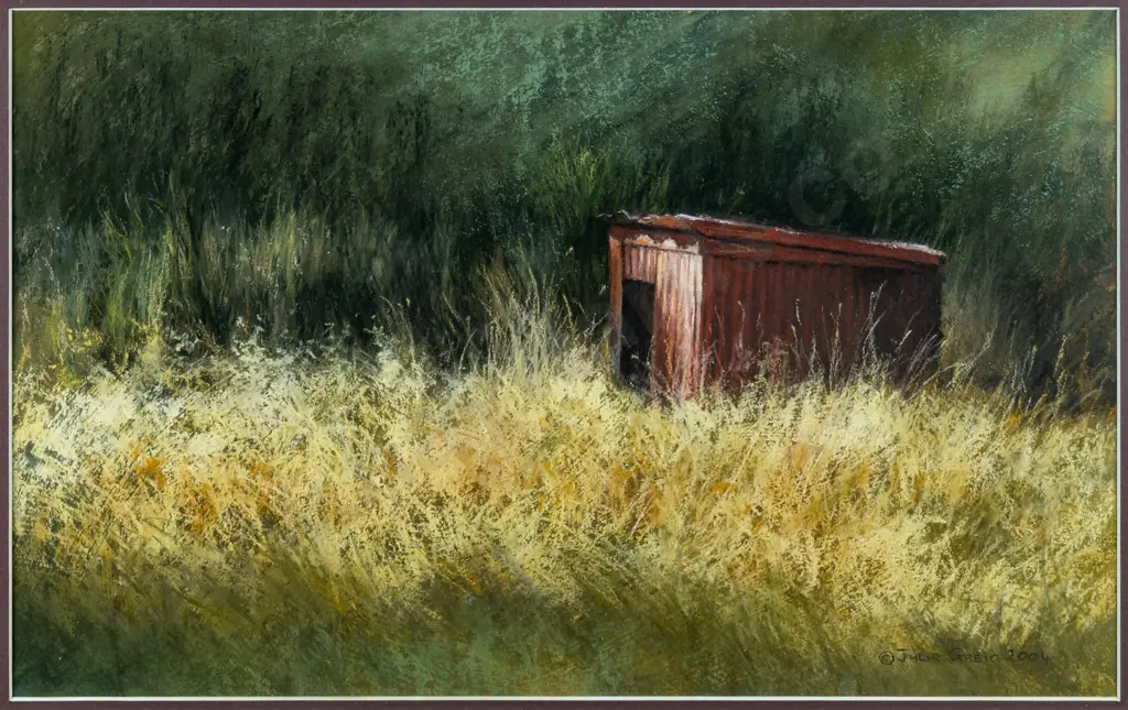 Julie Greig 2004 - framed pastel "Vacancy Near Arthur's Pass" H-230 W-380 Image 1++