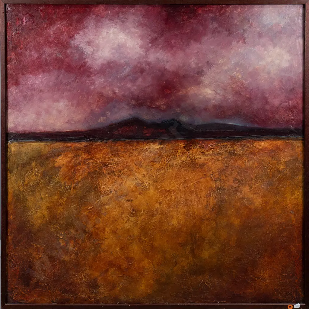 Dean Buchanan? -oil on canvas & plaster - landscape H-860 W-860 Image 1++
