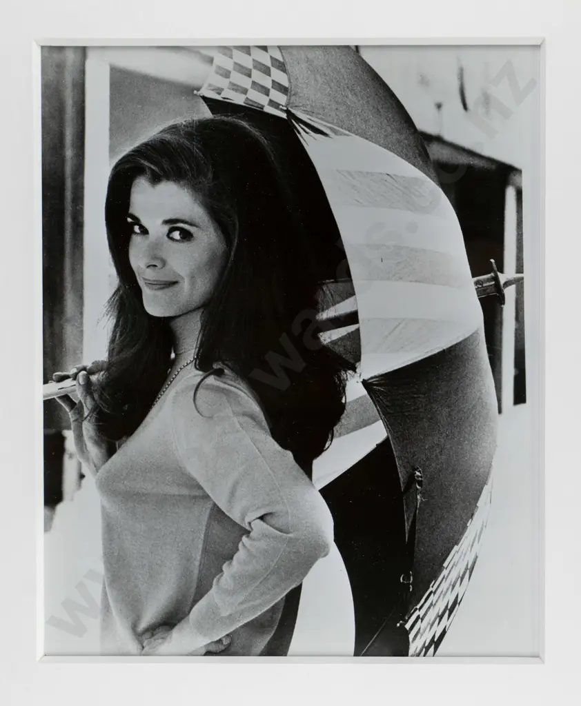 framed black & white photograph - Jessica Walter Grand Prix movie 1966 H-220 W-180 Image 1++