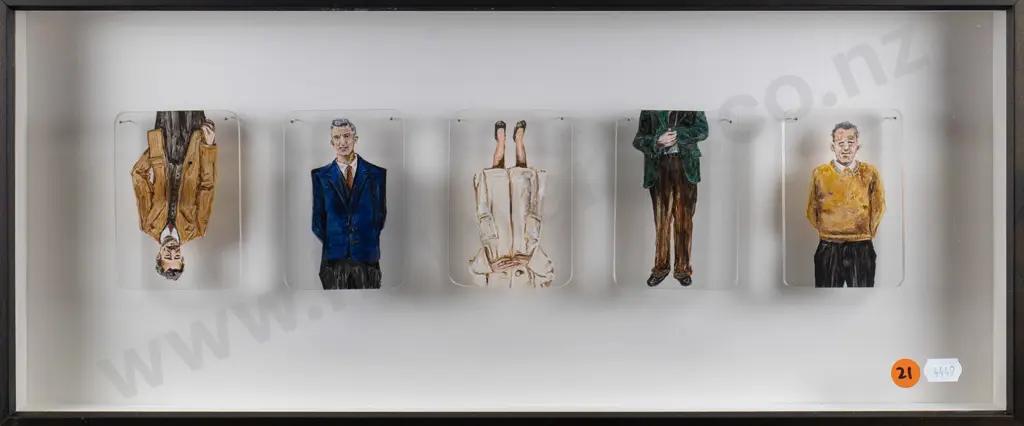 Georgia Glass - oil on perspex - suits H-195 W-470 Image 1++